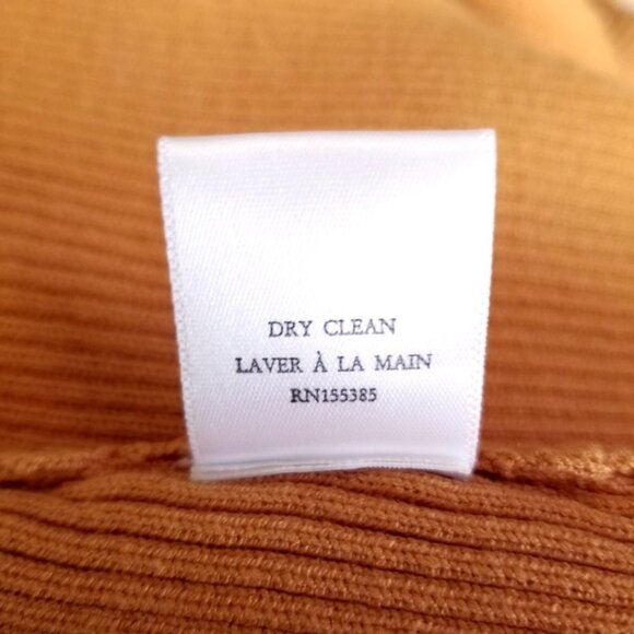 NWT Ronny Kobo Ivana Minimal Ribbed Knit Slit Midi Tank Dress Burnt Orange XL - Picture 16 of 16